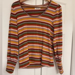 Madewell puffed sleeve top